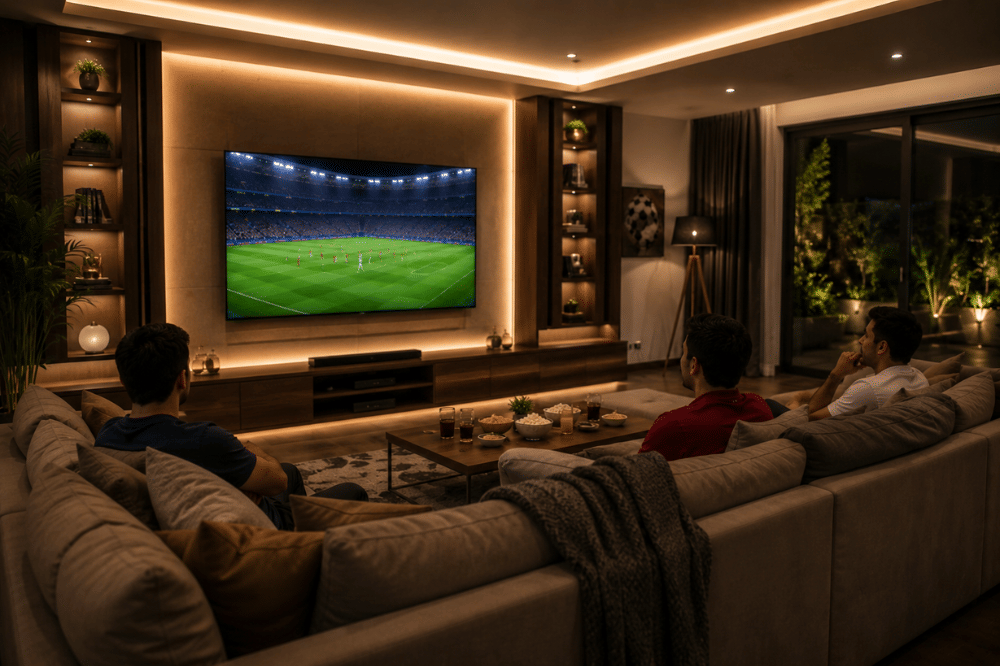 Tips Dekorasi Ruang TV saat Nonton Bola