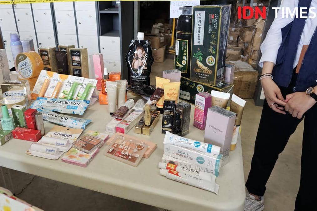 BPOM Sita Kosmetik Ilegal di Tangerang