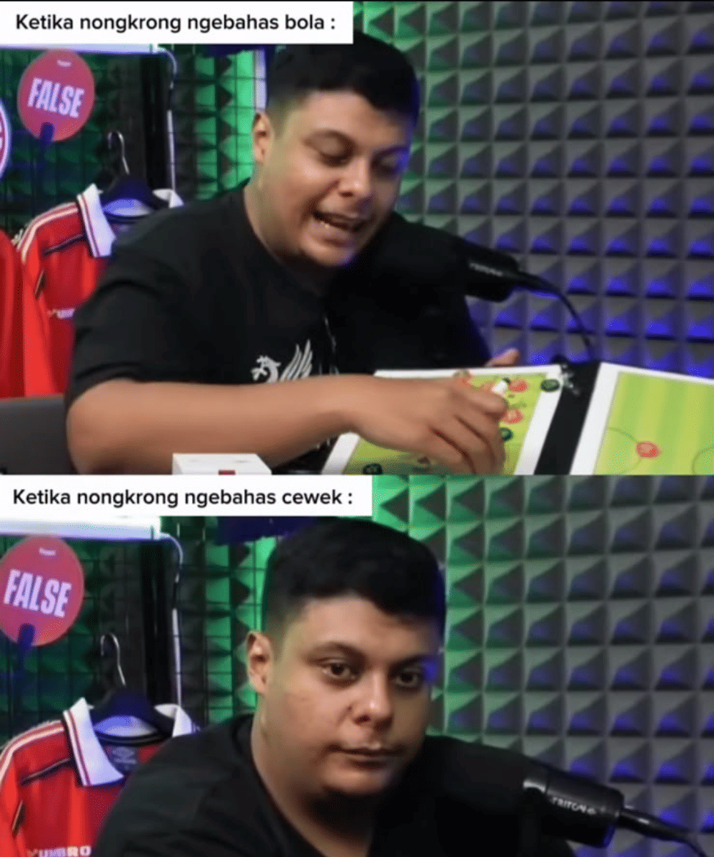 Meme Relationship Pencinta Sepak Bola