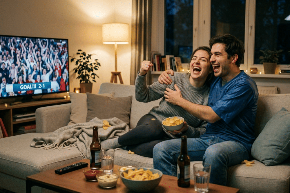 Nobar Bola Bareng Pasangan, Benarkah Bisa Membuat Hubungan Langgeng?
