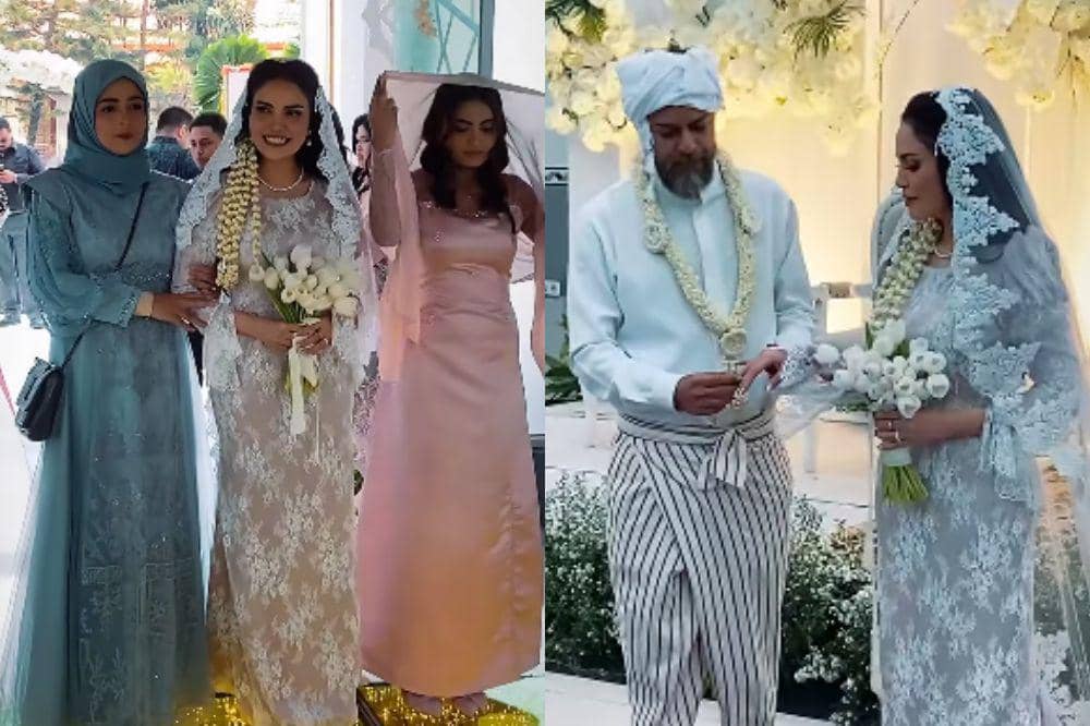 Bisa Jadi Inspirasi, 7 Gaya Alex Abad dan Nadya Naufel yang Serba Putih di Pernikahannya