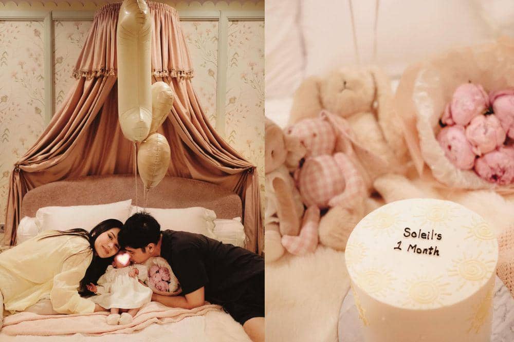 7 Momen Al Ghazali dan Alyssa Daguise Rayakan 1 Bulan Kelahiran Soleil