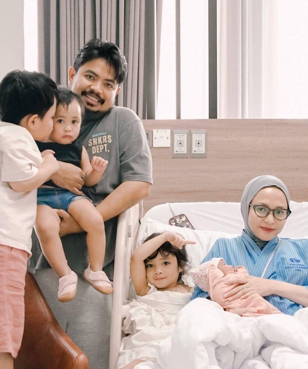 Kehadiran Baby Cida melengkapi kebahagiaan keluarga Rigen