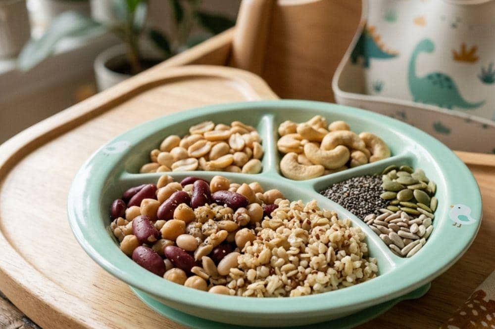 Kacang-kacangan dan biji-bijian utuh