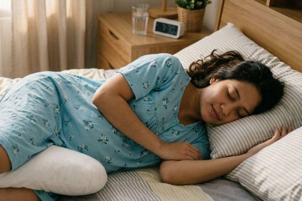 Posisi tidur yang disarankan untuk Ibu hamil