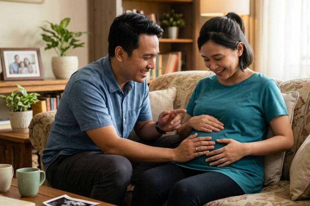 Kata-kata untuk janin agar mengenal Papa dan Mama