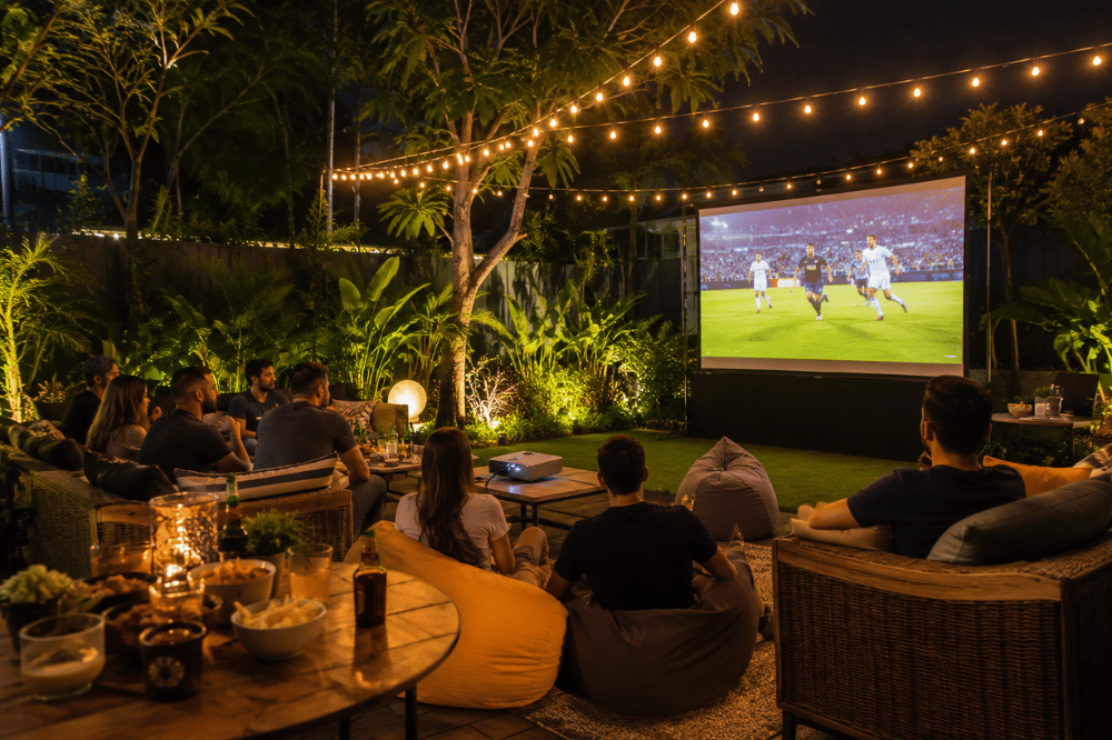 Makin Seru! Ini 5 Tips Dekorasi Taman Rumah untuk Acara Nobar Bola
