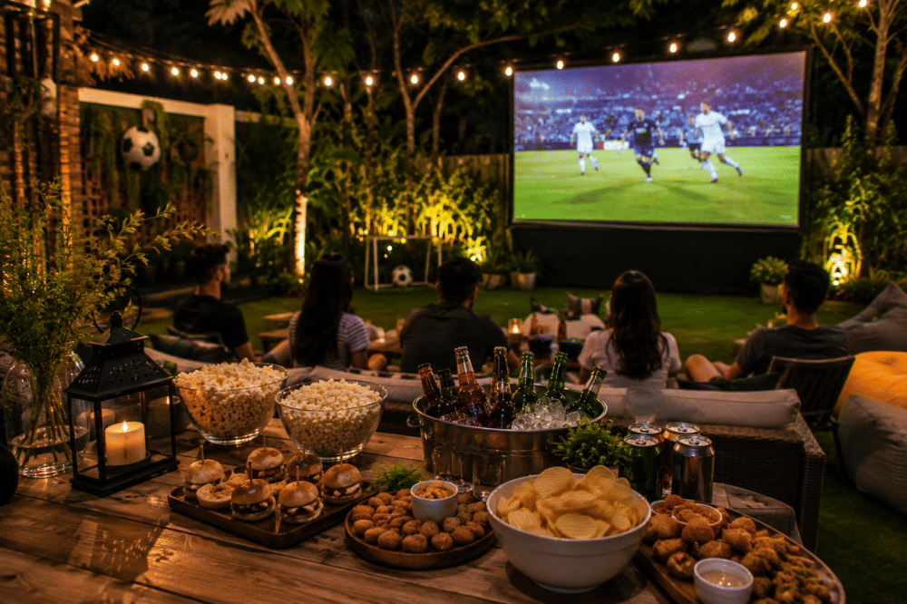 Tips Dekorasi Taman Rumah untuk Acara Nobar Bola