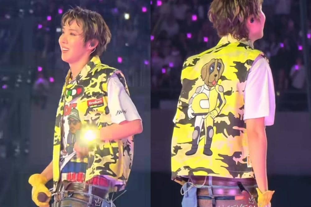 J-Hope Tampil dengan Vest Pertamina Enduro VR46 Racing Team di Busan