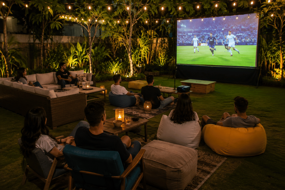 Tips Dekorasi Taman Rumah untuk Acara Nobar Bola