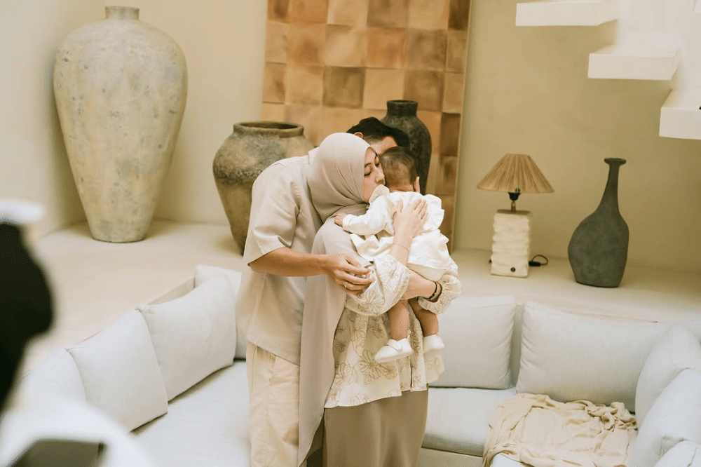 Foto wajah anak Egy Maulana dan Adiba Khanza