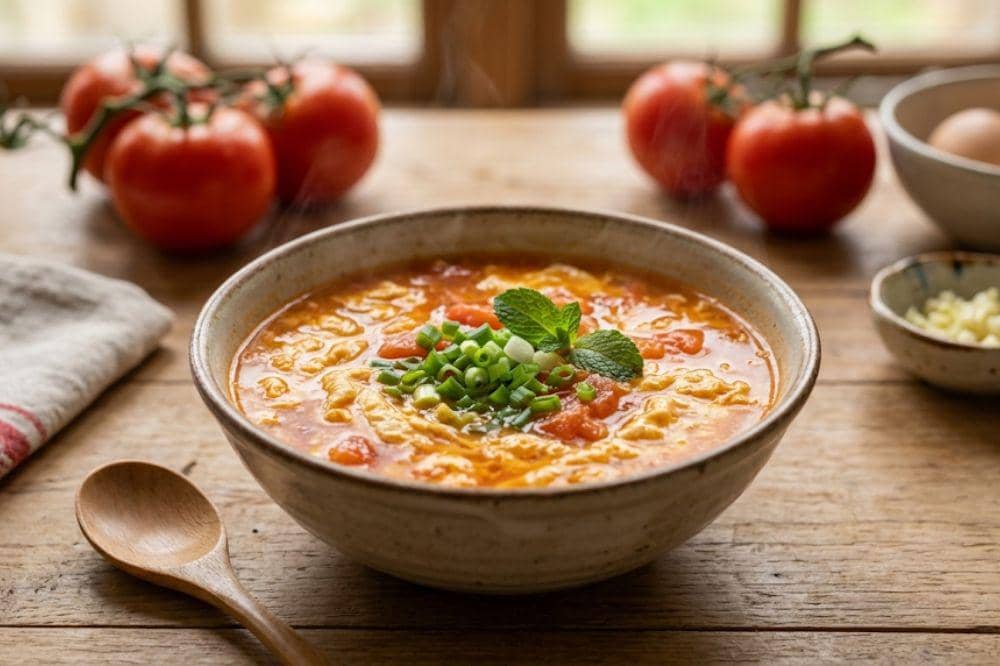 Resep Sup Tomat Telur, Hidangan Praktis Penambah Kualitas Sperma Papa!
