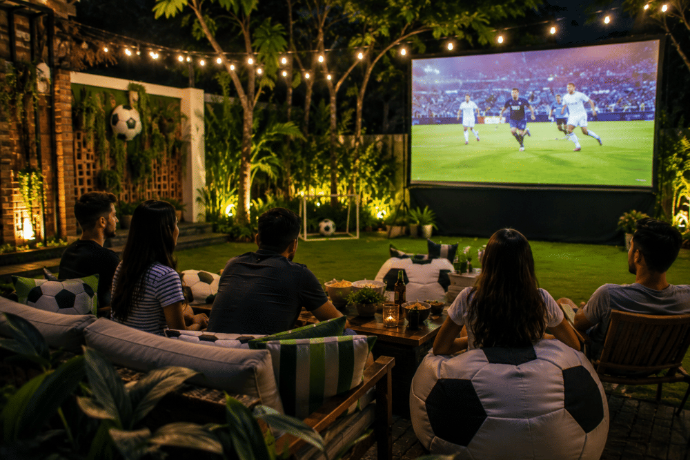 Tips Dekorasi Taman Rumah untuk Acara Nobar Bola