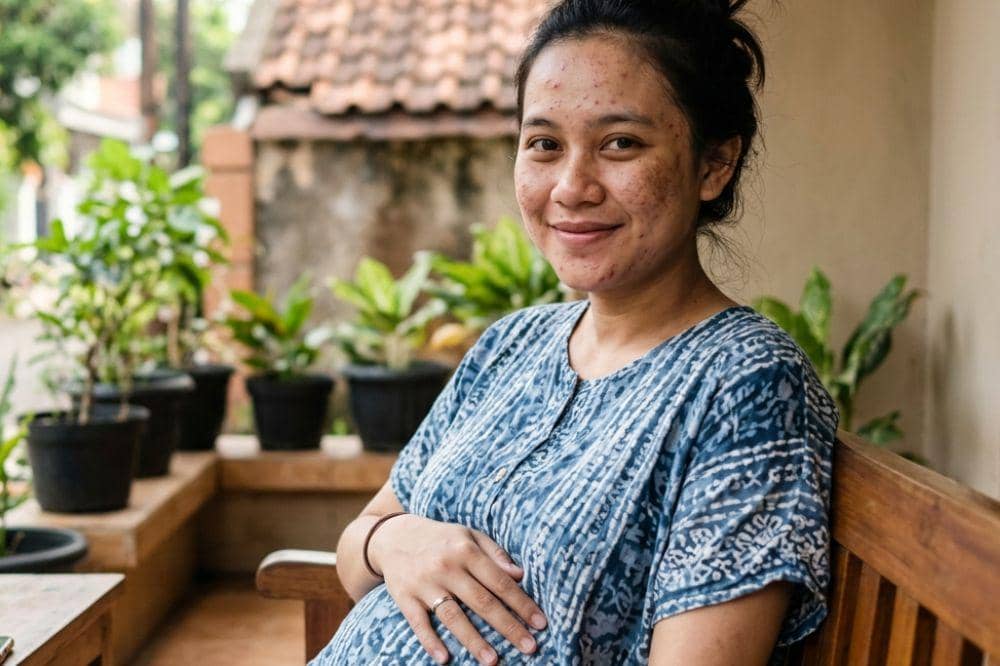 Penyebab jerawat dan flek hitam pada ibu hamil