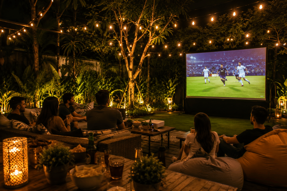 Tips Dekorasi Taman Rumah untuk Acara Nobar Bola