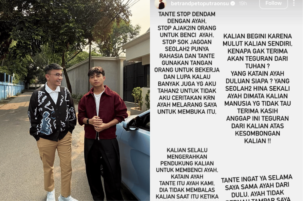 Bela Ruben Onsu, Betrand Peto Ungkap Curhatan Pilu soal Keluarganya