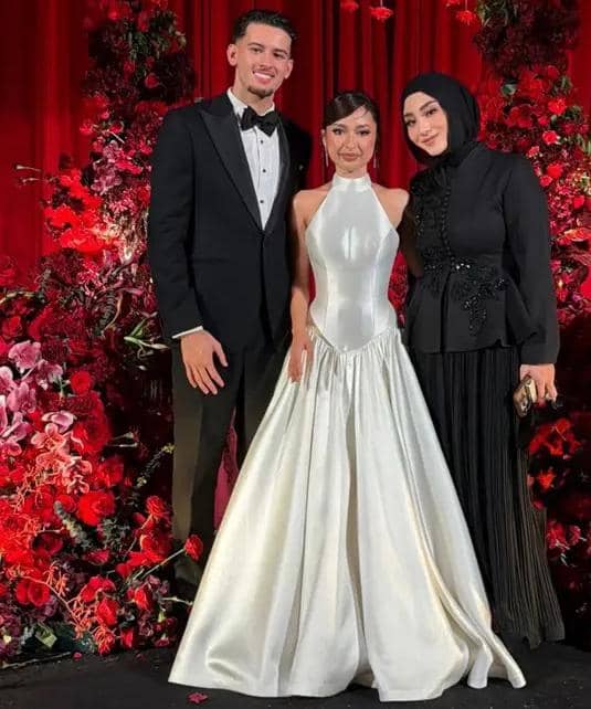 Jennifer Coppen dan Justin Hubner di Resepsi Pernikahan