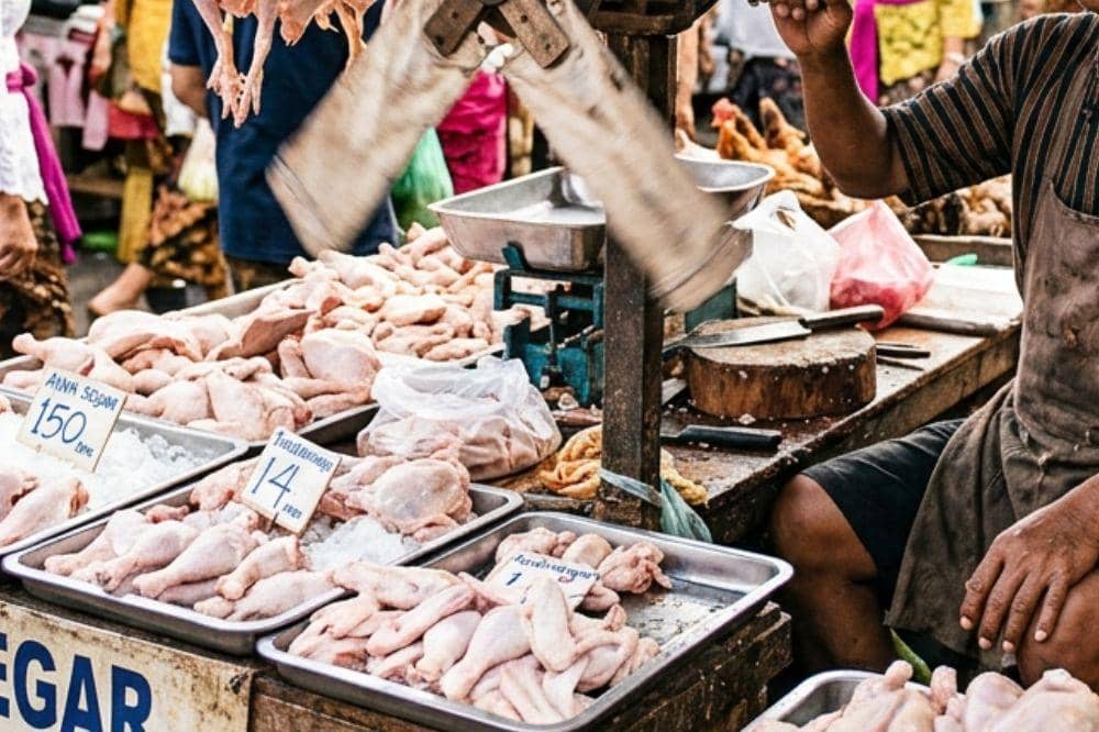 Teliti hal ini saat membeli ayam di supermarket atau pasar