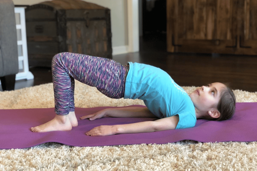 Bridge pose 