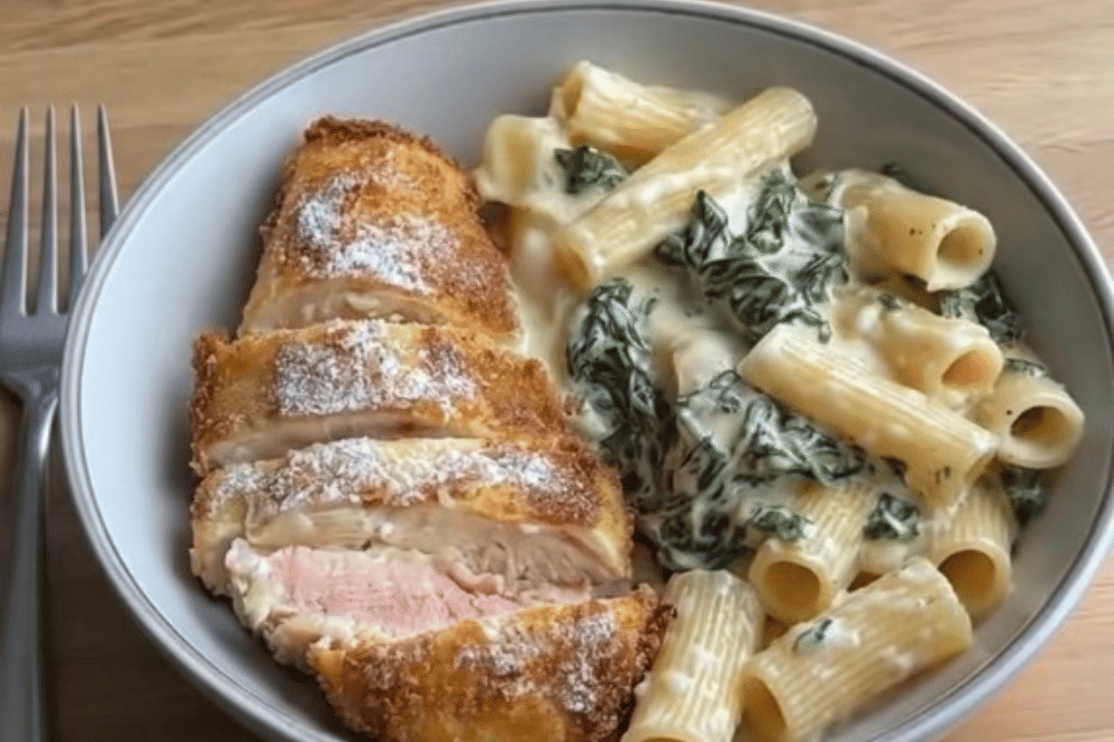 Resep Chicken Cordon Bleu dengan Creamy Spinach, Menu Bekal Piknik 
