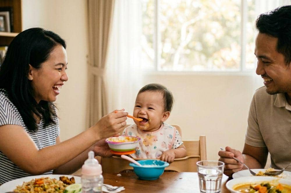 Solusi agar anak berhenti makan sambil menonton