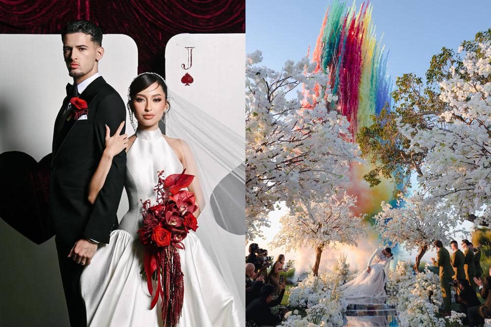 10 Detail Dekorasi Pernikahan Jennifer Coppen dan Justin Hubner