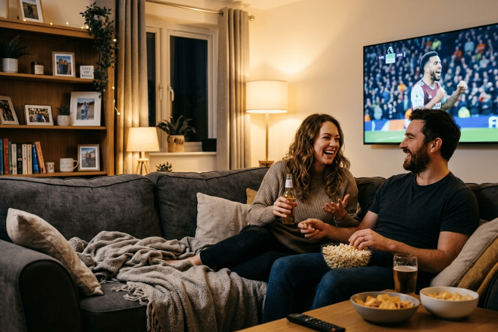 50 Jokes Ibu-Ibu Lagi Nobar Bola Bareng Pasangan