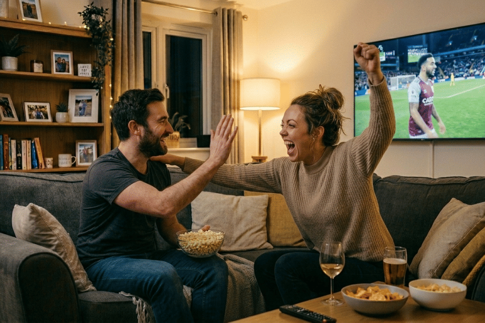 Jokes Ibu-Ibu Lagi Nobar Bola Bareng Pasangan