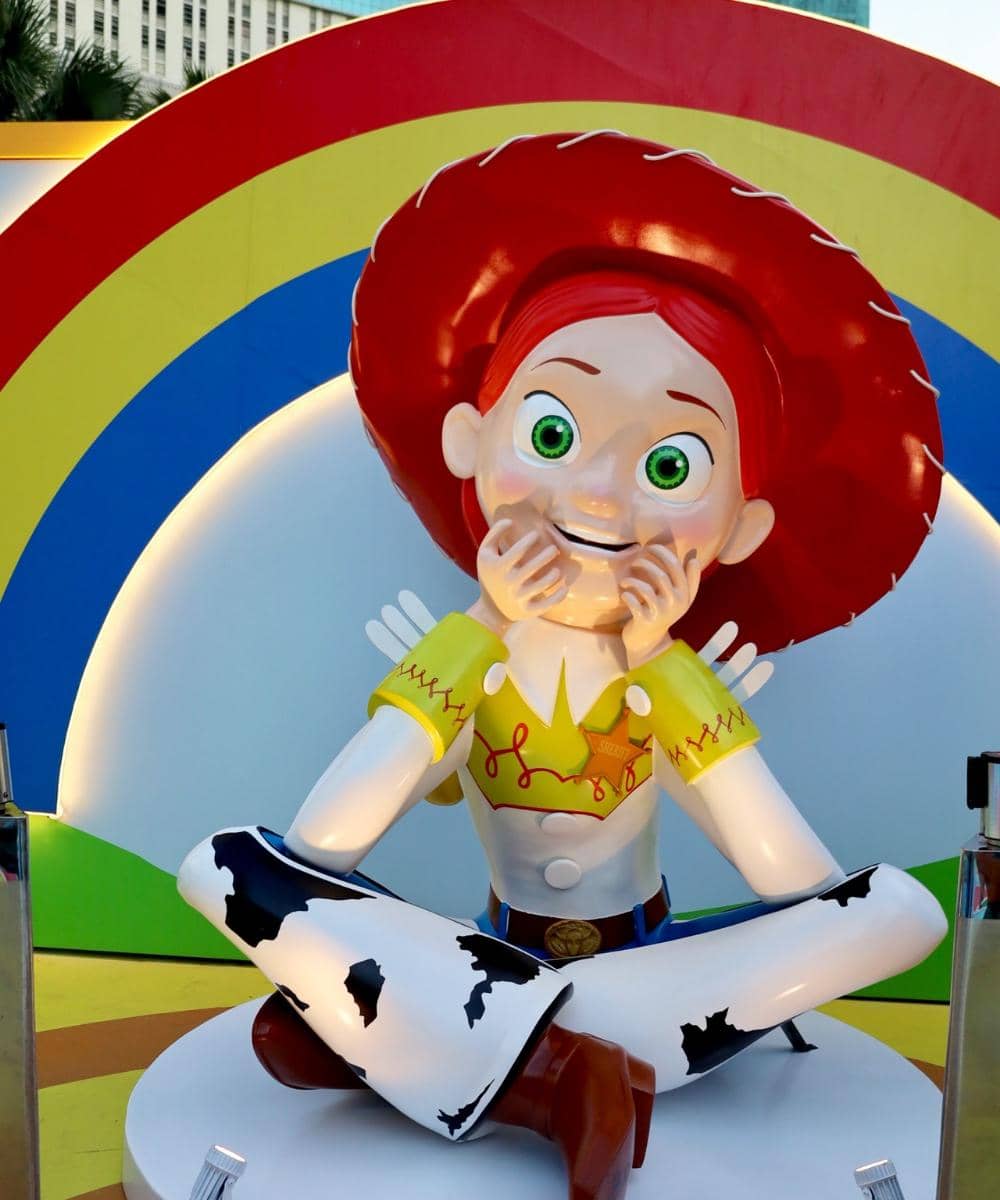 Jessy di event liburan sekolah “Toy Story 5: Ready, Set, Play! @Central Park”.