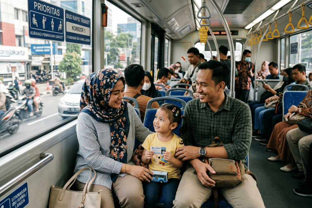 7 Tips Liburan Naik Transportasi Umum Bersama Anak