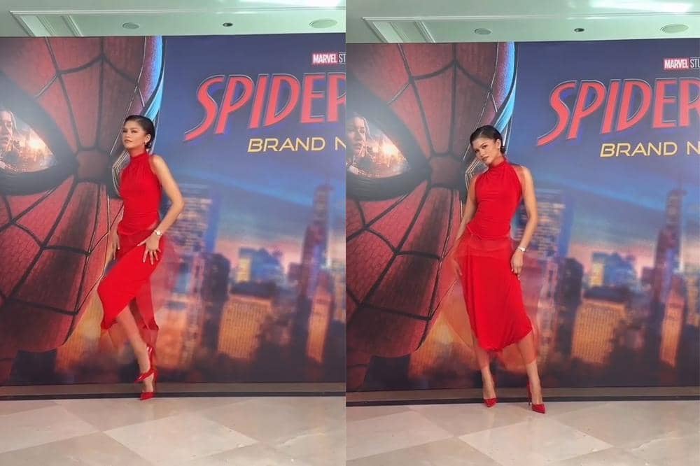 Gaya Zendaya saat Promosi Film Spider-Man: Brand New Day di Spanyol