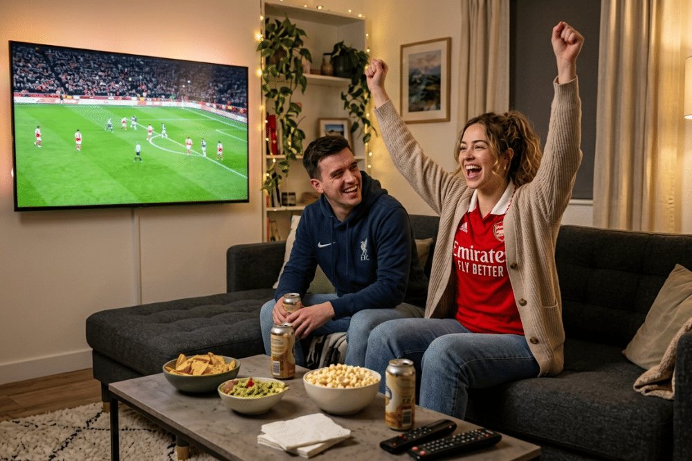 Tipe-Tipe Istri saat Nonton Bola Bareng Pasangan