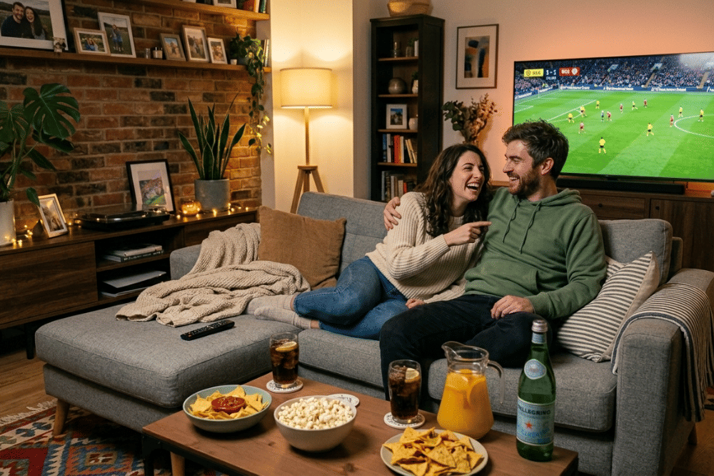 5 Tipe-Tipe Pasangan saat Nonton Bola Bareng, Kamu yang Mana?