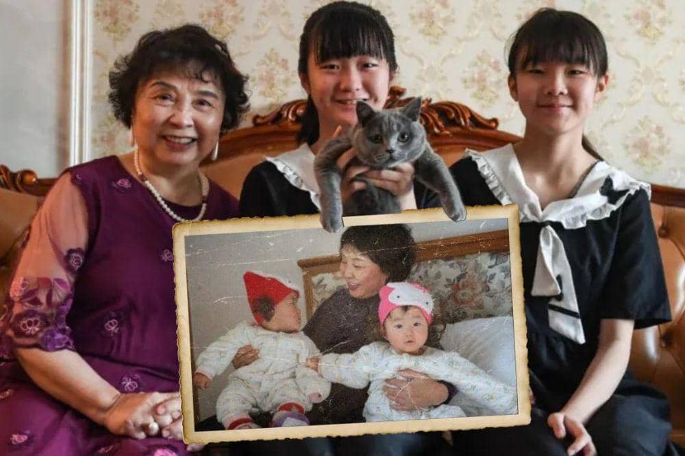 ibu tertua di china lahirkan anak kembar