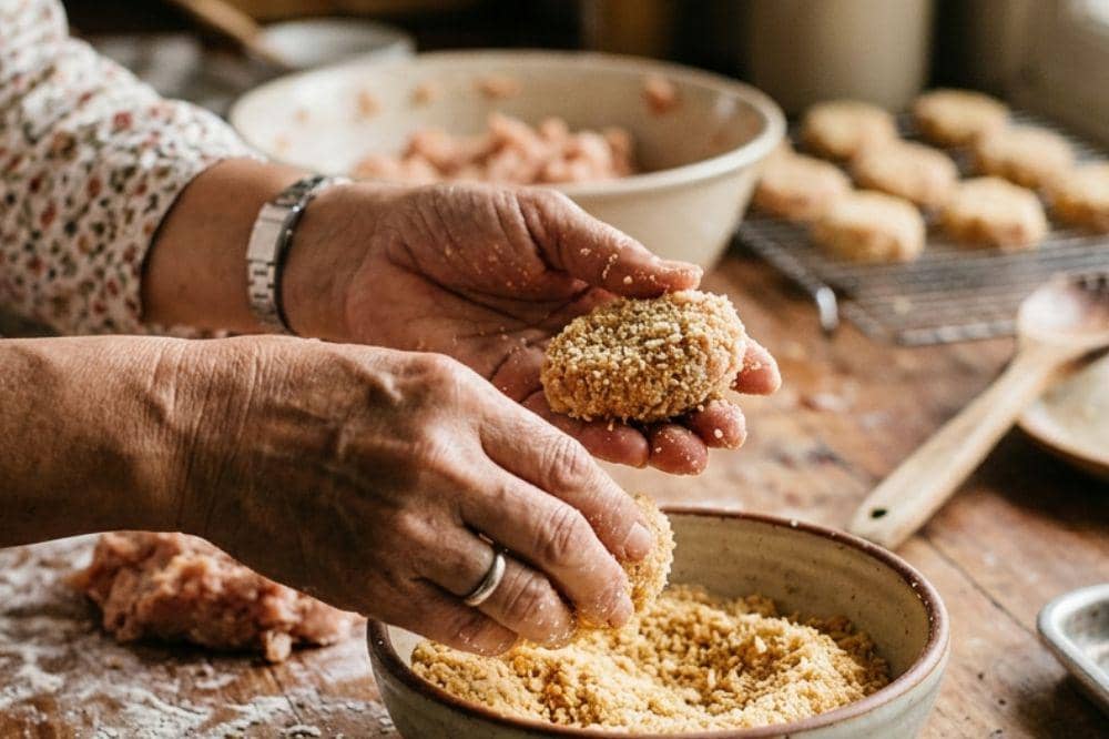 Ganti nugget kemasan dengan nugget homemade di rumah


