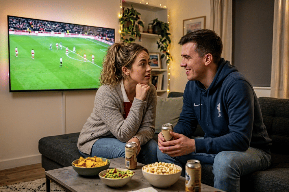 Tipe-Tipe Istri saat Nonton Bola Bareng Pasangan
