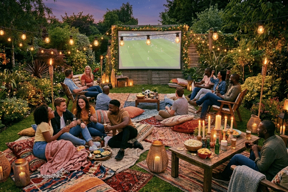 Ide Dekorasi Taman Rumah untuk Acara Nobar