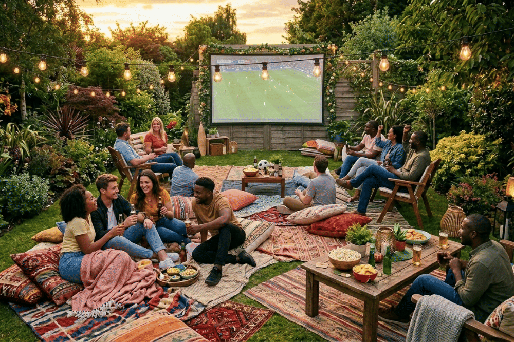 Ide Dekorasi Taman Rumah untuk Acara Nobar