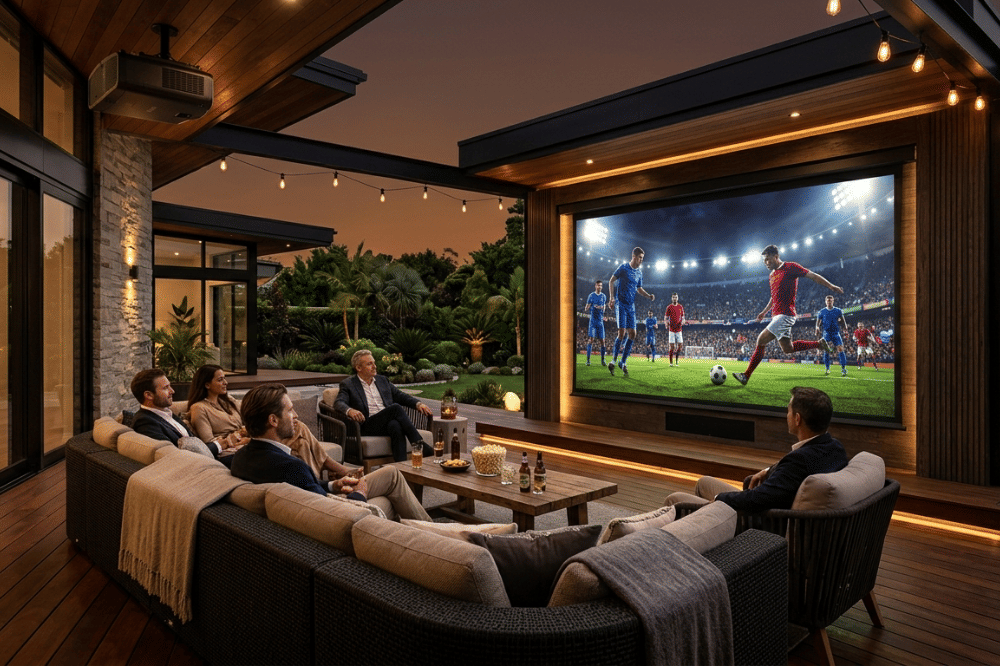 5 Ide Dekorasi Teras Rumah buat Nobar Piala Dunia, Seru!