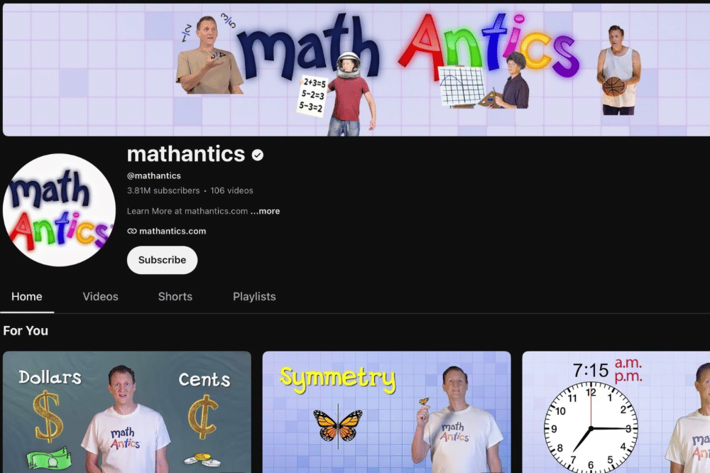 Channel YouTube edukasi anak-anak