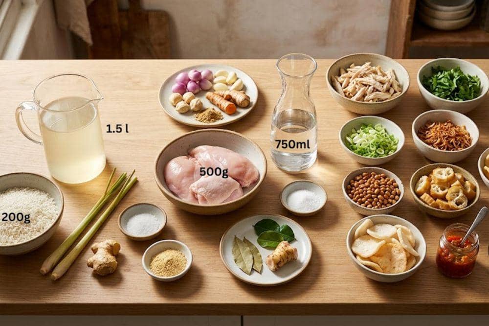 Cara Membuat Bubur Ayam ala Abang Gerobak