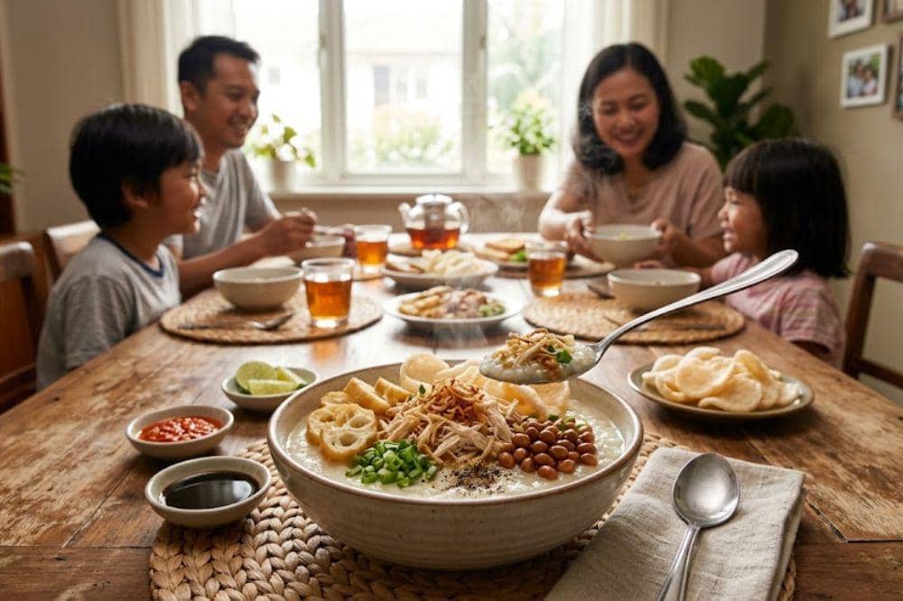 Cara Membuat Bubur Ayam Ala Abang Gerobak, Gurih dan Enak