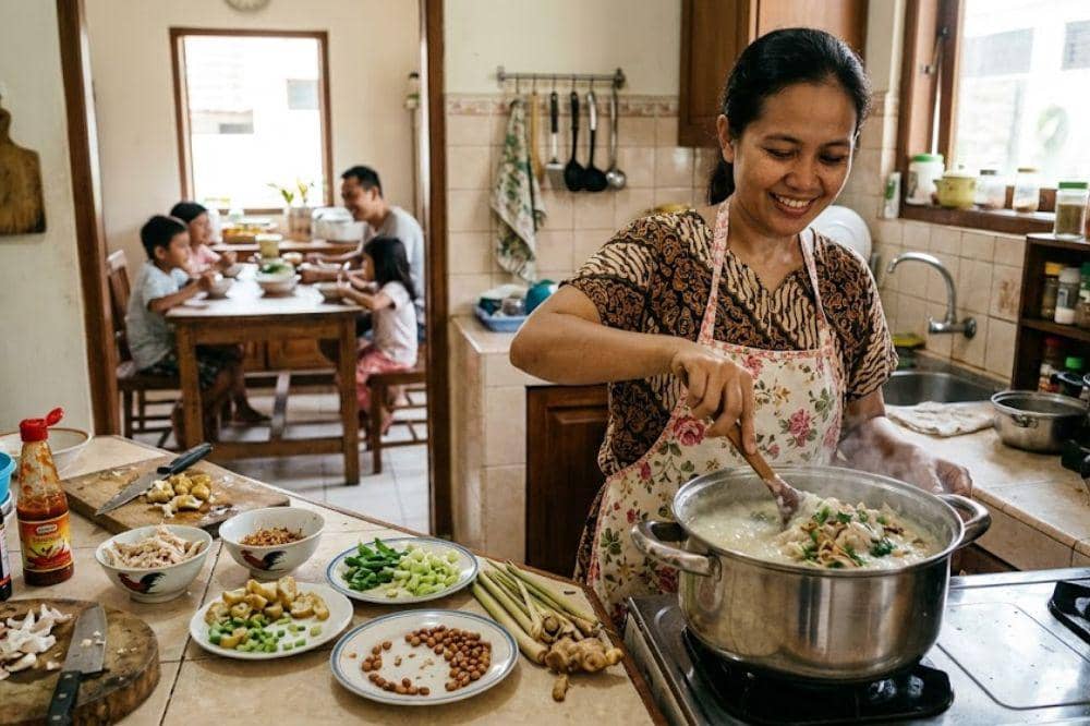 Cara Membuat Bubur Ayam ala Abang Gerobak