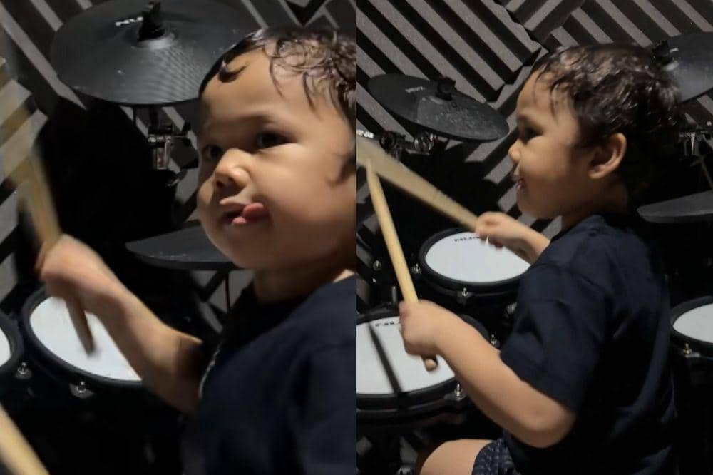 Kenkulus Pertama Kali Main Drum dan Langsung Bisa, Bikin Kagum!