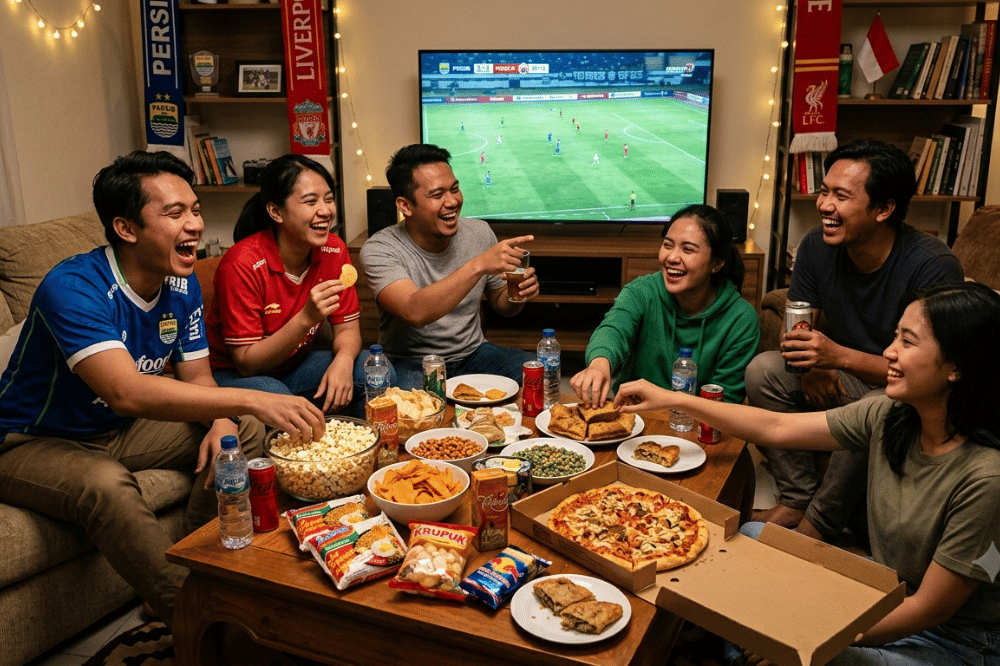 Jokes Kocak saat Nobar Bola agar Tidak Tegang