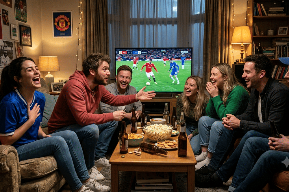 Jokes Kocak saat Nobar Bola agar Tidak Tegang