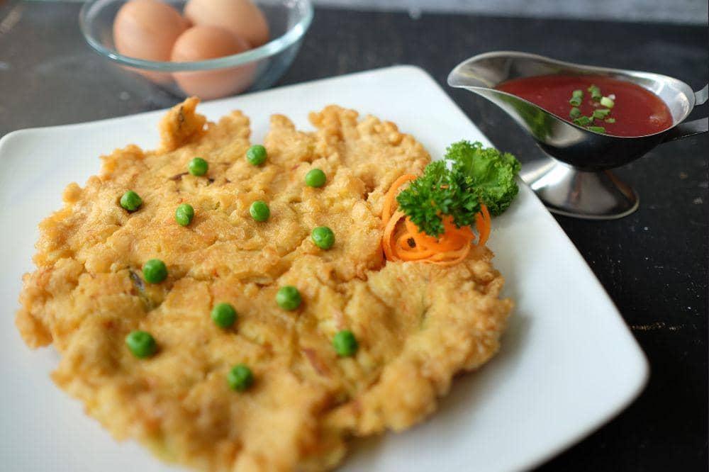 Trik menyembunyikan sayur di telur dadar