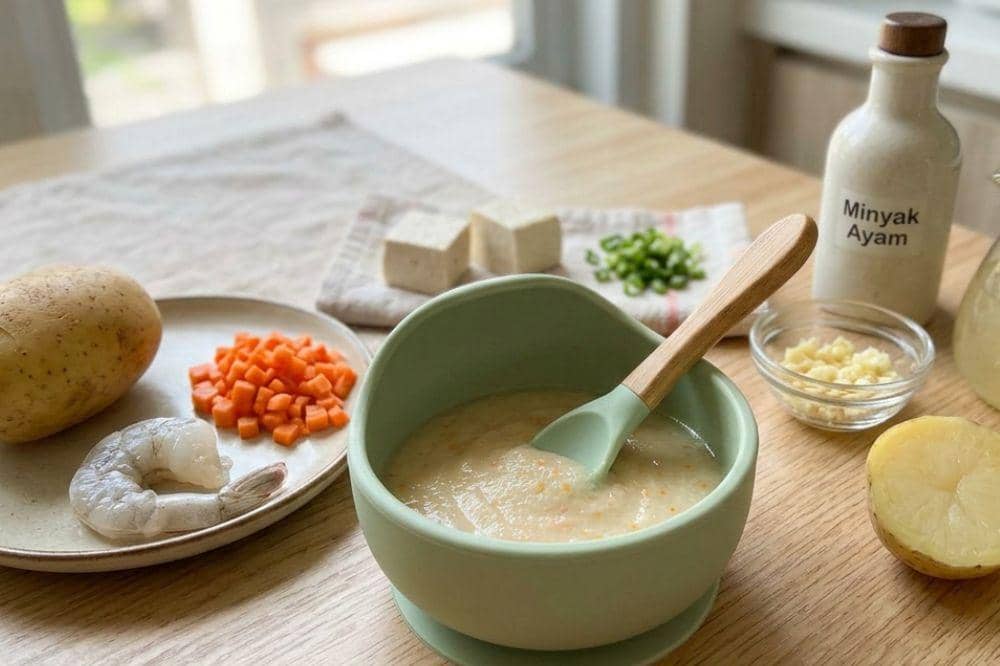 Resep Bubur Kentang Udang untuk MPASI Bayi, Lezat dan Kaya Protein