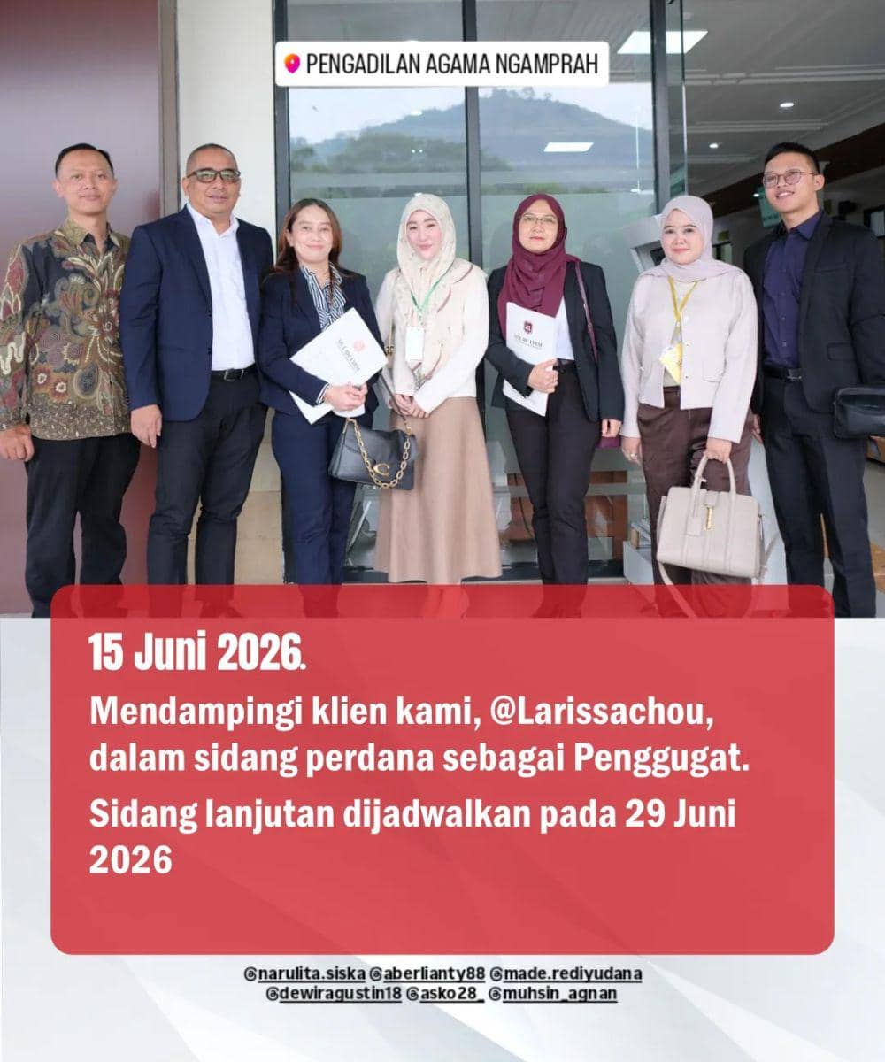 Proses sidang cerai sudah dimulai sejak pertengahan Juni 2026