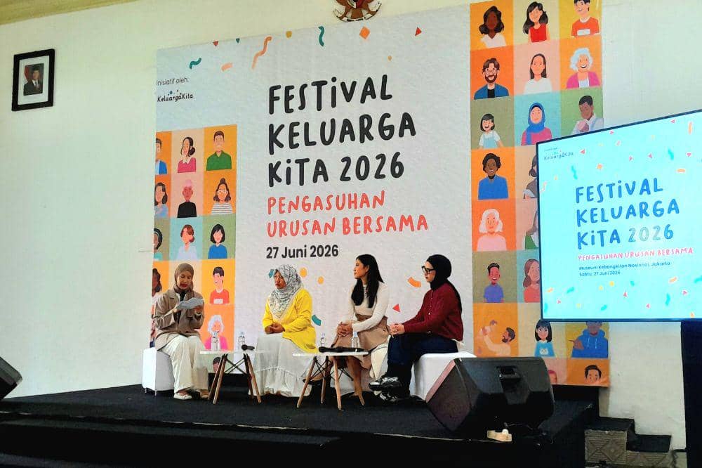 Zivanna Letisha, Ramanda Salsa, Elwina Wilianto (Ibun), dan Wahyuni Sahara dalam acara Festival Keluarga Kita 2026